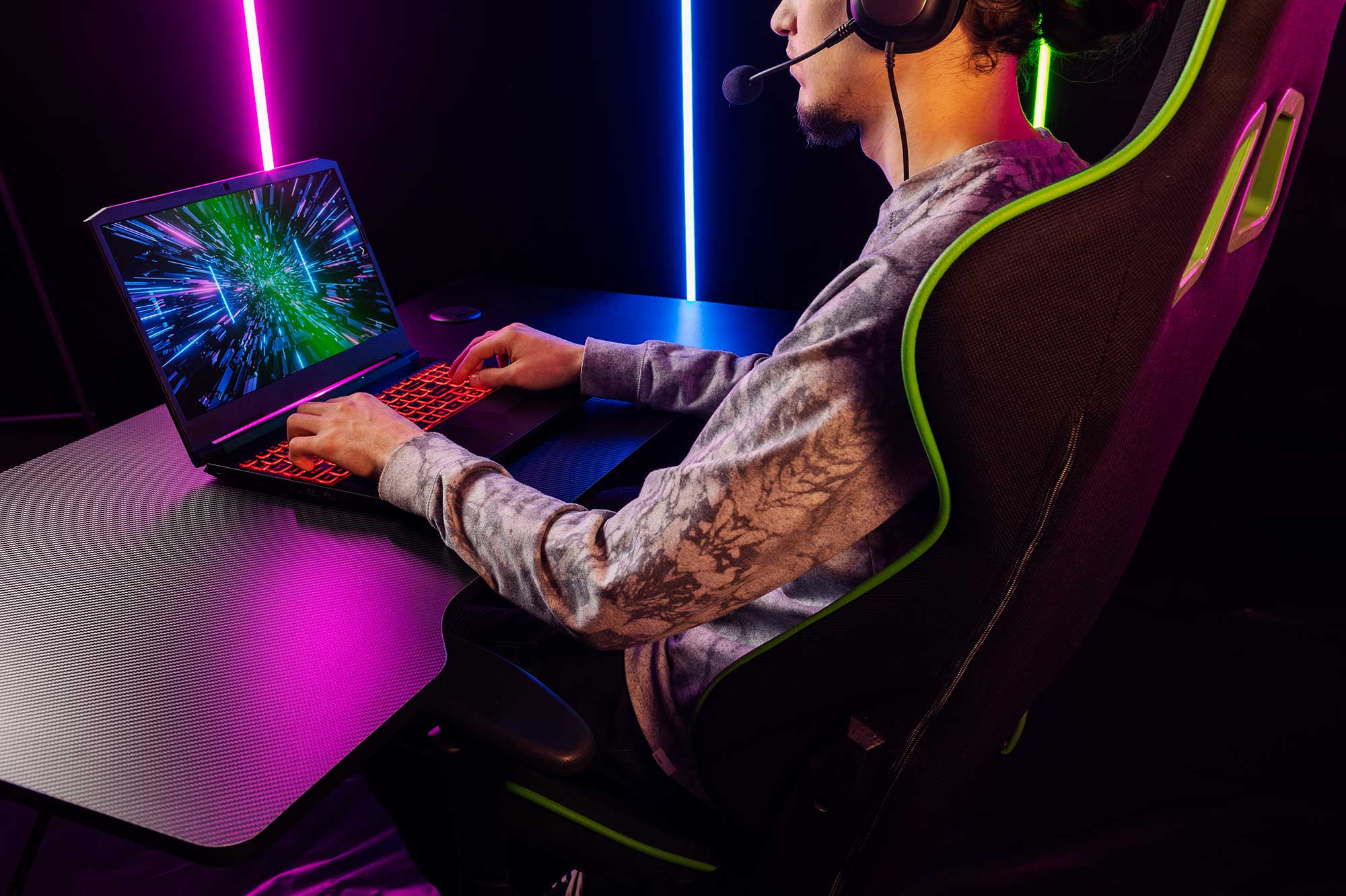side-view-gamer-playing-indoors